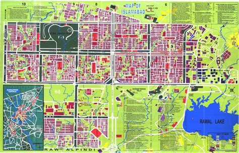 map of islamabad city